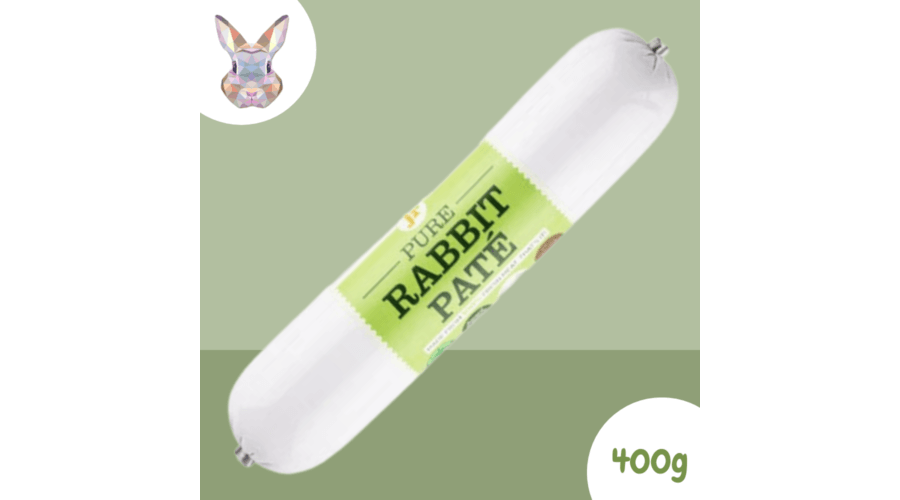 100% nyúl húsrolád 400 g, JR Pet Products