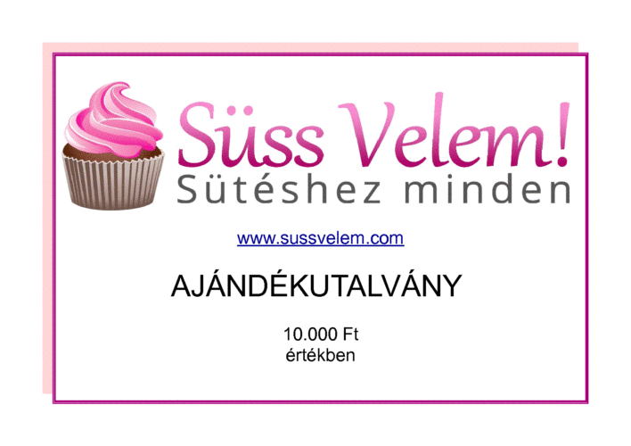 10.000 Ft-os Süss Velem ajándékutalvány