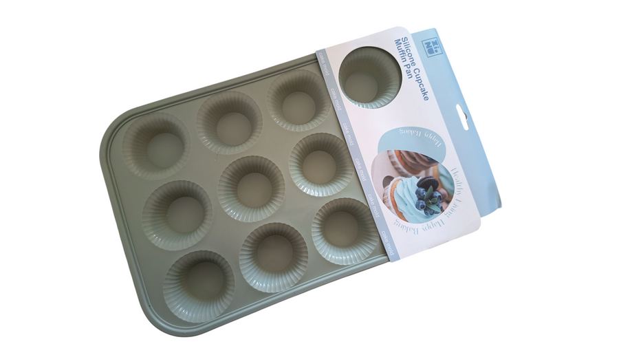12 adagos szilikon minimuffin sütőforma merevített