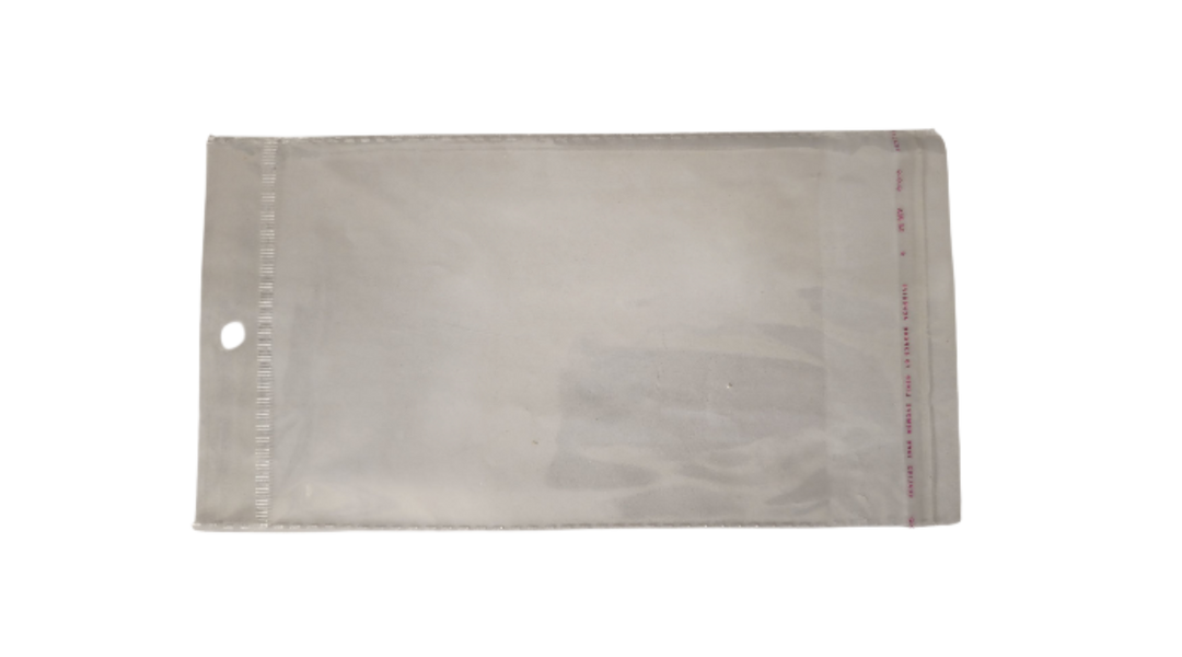 12*17 cm-es celofán tasak akasztóval 100 db