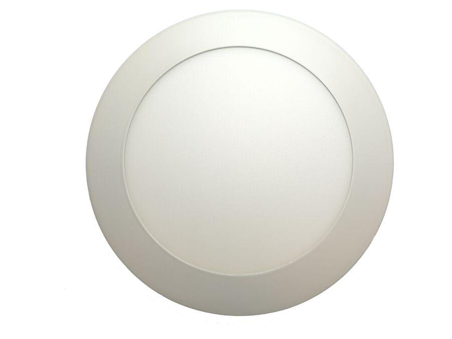 12W-os beépíthető mini led panel kör alakú (természetes fehér)