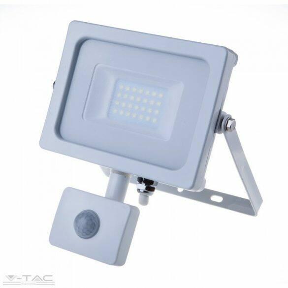 20W MOZGÁSÉRZÉKELŐS LED REFLEKTOR FEHÉR IP65 4000K