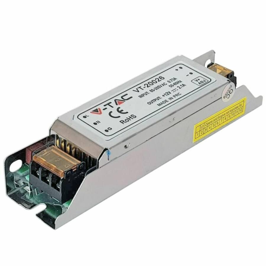 25W tápegység SLIM 12VDC IP20