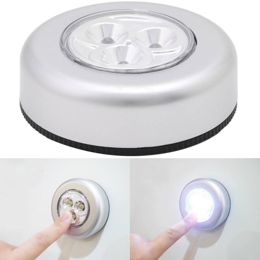 3 LED-es elemes kemping, éjszakai lámpa
