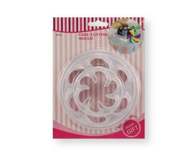 3 részes szélforgó alakú fondant kiszúró készlet