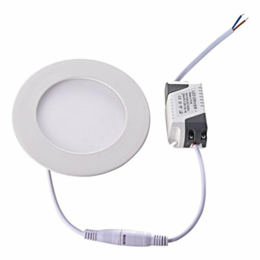 3W mini led panel kör alakú (opál üveg, természetes fehér)