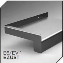 400 mm Extrudált alumínium párkány EV 1 Eloxált felülettel