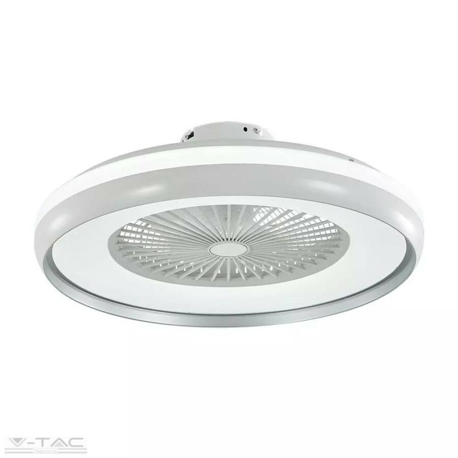 45W SZÜRKE GYŰRŰS VENTILÁTOR 35W BEÉPÍTETT VILÁGÍTÁSSAL CCT 3 IN 1 TÁVIRÁNYÍTÓVAL