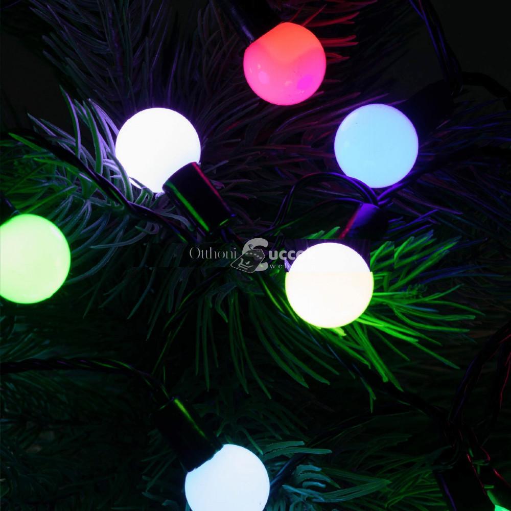 50 LED-es gömb fényfüzér