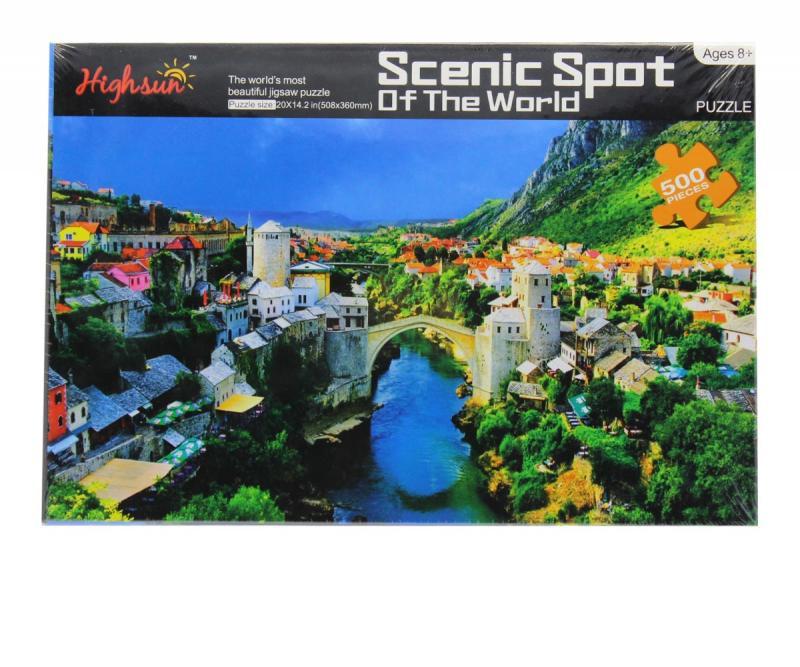 500 db-os puzzle Mostari híd