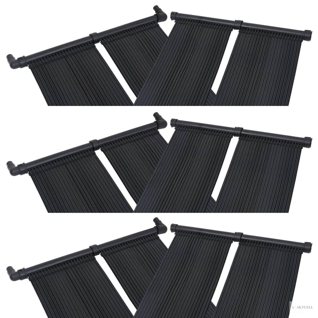 6 db napelemes medencefűtő panel 80 x 310 cm