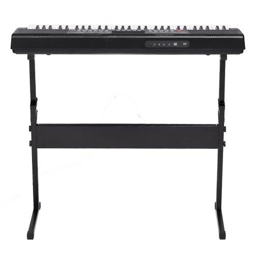 61 Billentyűs Hordozható Elektromos Zongora Állvánnyal