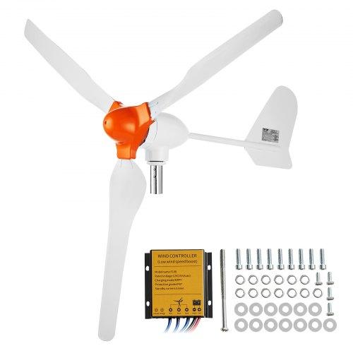 800 W Szélturbina Generátor MPPT Vezérlővel 12 V 2,5 m/s