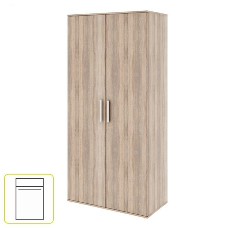 Akasztós szekrény, DTD laminált, tölgy sonoma, DUNAJ TYP1