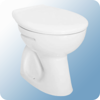 Alföldi Bázis nyújtott hátú, mélyöblítésű, alsó kifolyású WC csésze