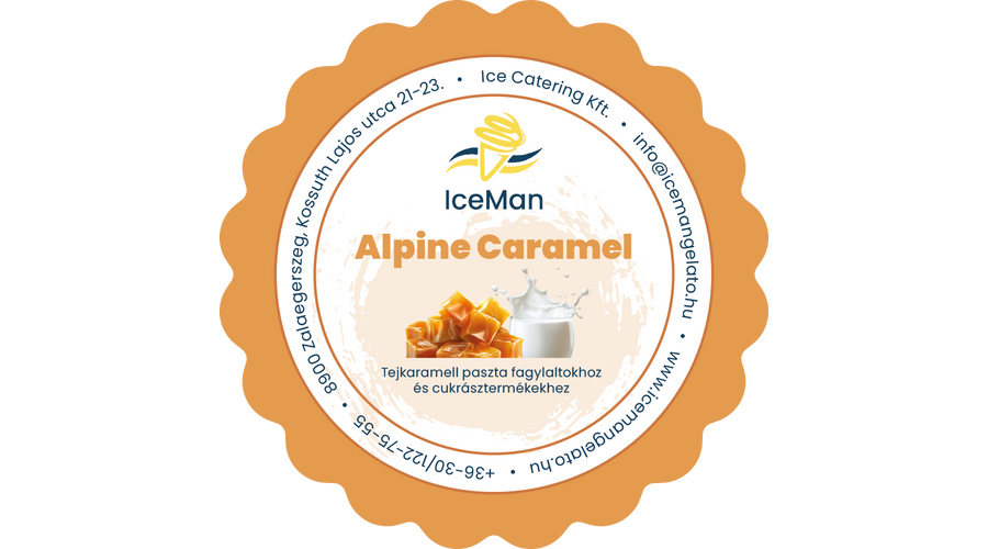 Alpesi Karamell paszta IceMan 200 g