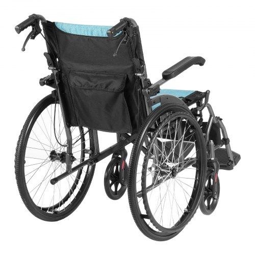 Alumíniumötvözet Ultrakönnyű Kerekesszék 457 mm 113 kg