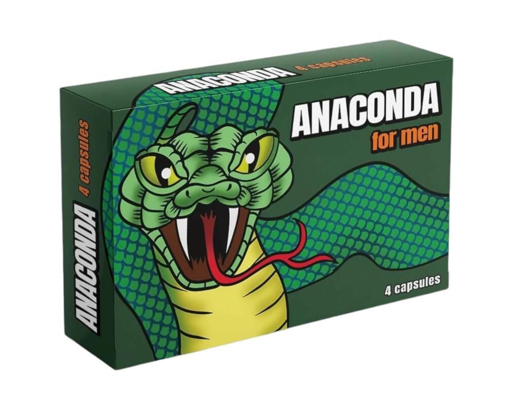 Anaconda - természetes étrend kiegészítő férfiaknak (4db)