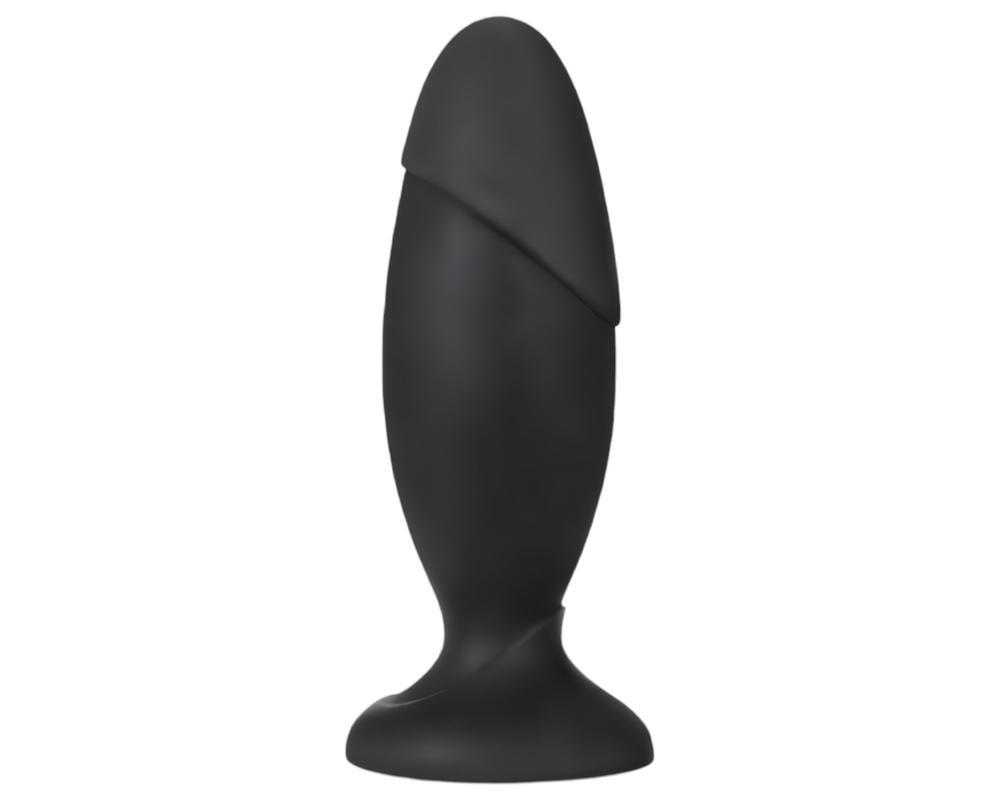Anal Adventures Platinum Rocket - nagy anál plug (fekete)