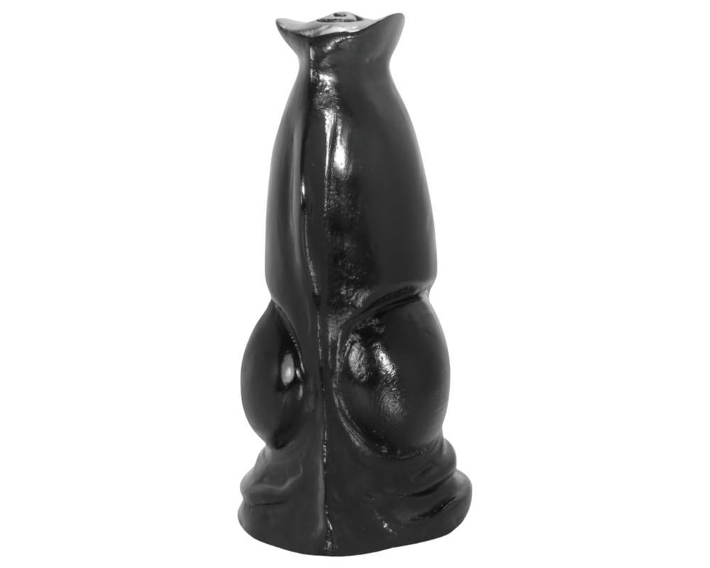 AnimHole Wolf - farkas pénisz dildó - 21cm (fekete)