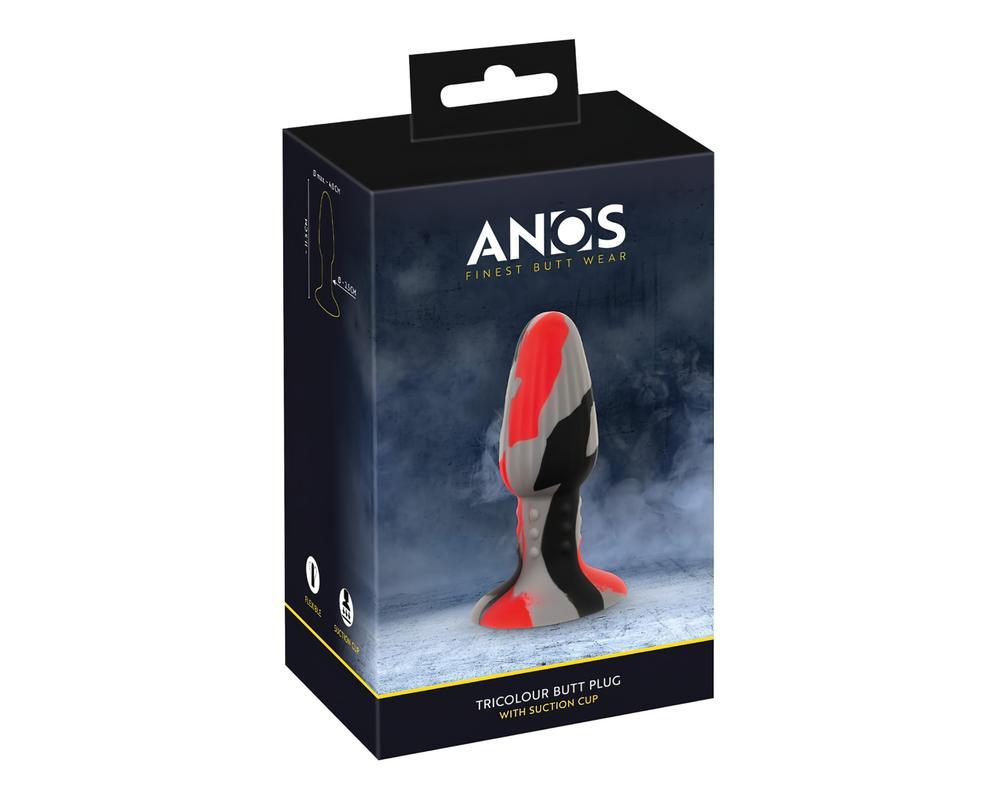ANOS - szilikon anál plug (színes)