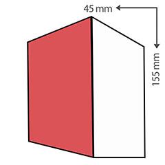 ANRO B-127/E (EPS) kültéri díszléc (4.5 cm x 15.5 cm) -  felületkezelt