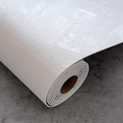 ANRO Wall Öntapadós kőhatású falpanel tekercs (tapéta) - Törtfehér festett minta (60x280 cm)