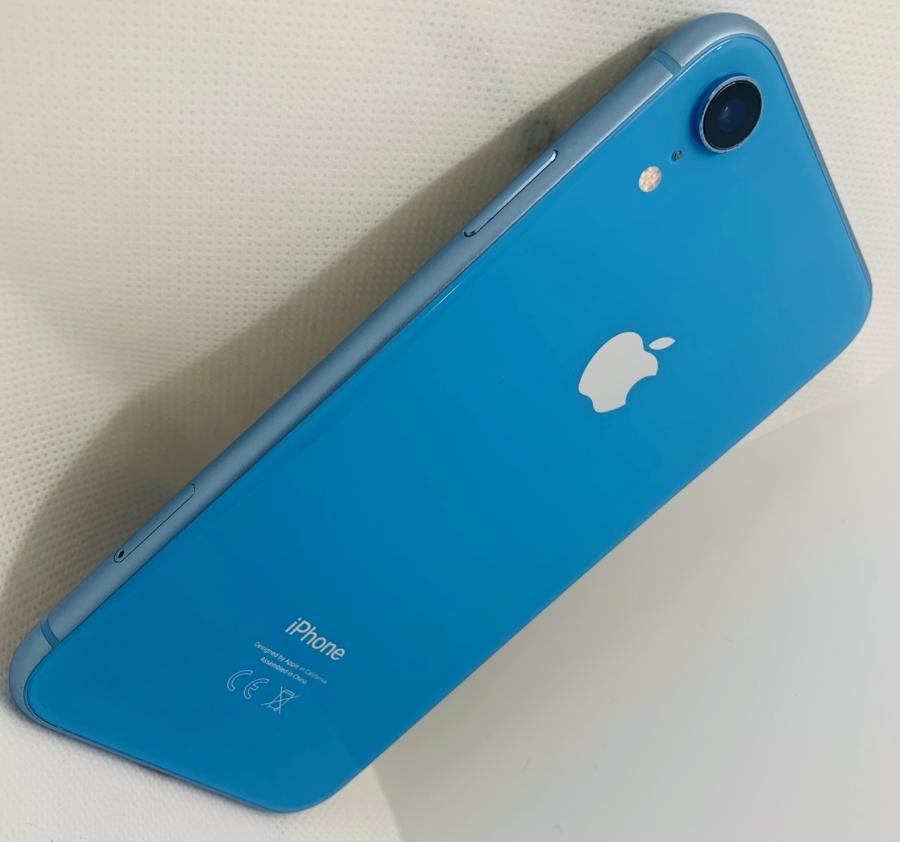 Apple iPhone Xr mobiltelefon - használt,Kék  színben, 64Gb - 87%-os akkumulátor kapacitás
