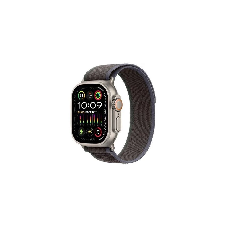 Apple Watch Ultra 2 49mm titántok - kék-fekete terep pánt (S/M)
