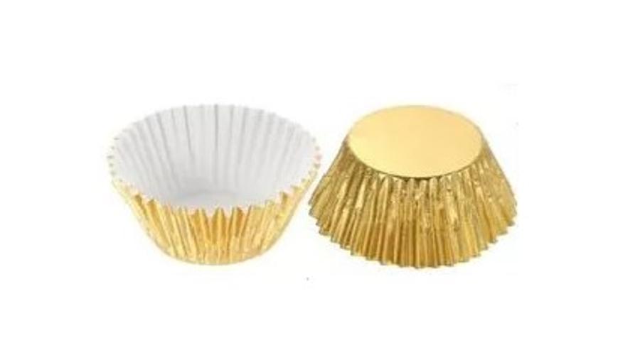 Arany muffin papír 4,5 cm 20 db