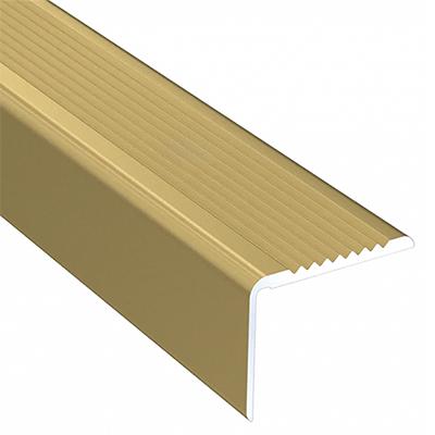 Arbiton CS2 Alumínium lépcsőprofil, csúszásgátlós, öntapadós (120 cm/2.5 cm) - Arany