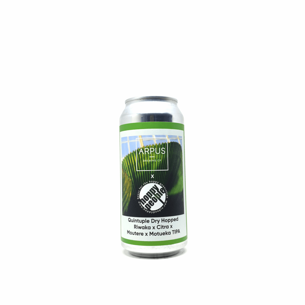 Arpus x Hoppy People Quintuple Dry Hopped Riwaka x Citra x Moutere x Motueka TIPA 0,44L