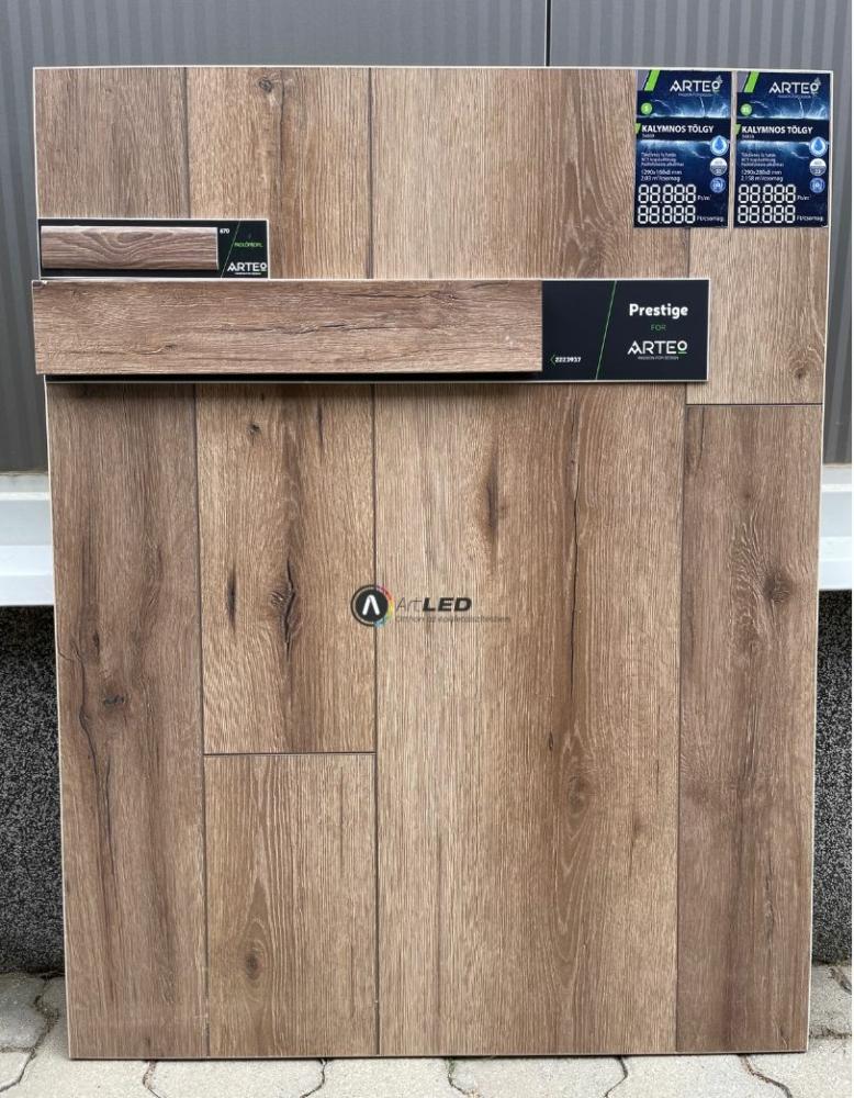 Arteo vízálló laminált padló 8mm XL 54836 Kalymnos tölgy WR 129 cm x 28 cm