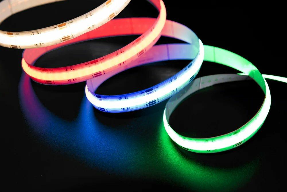 ArtLED 24V COB LED szalag, 18W, RGB+3000K, 784LED, 12 mm, IP20