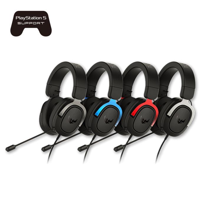 ASUS TUF Gaming H3 gaming headset, gun metal