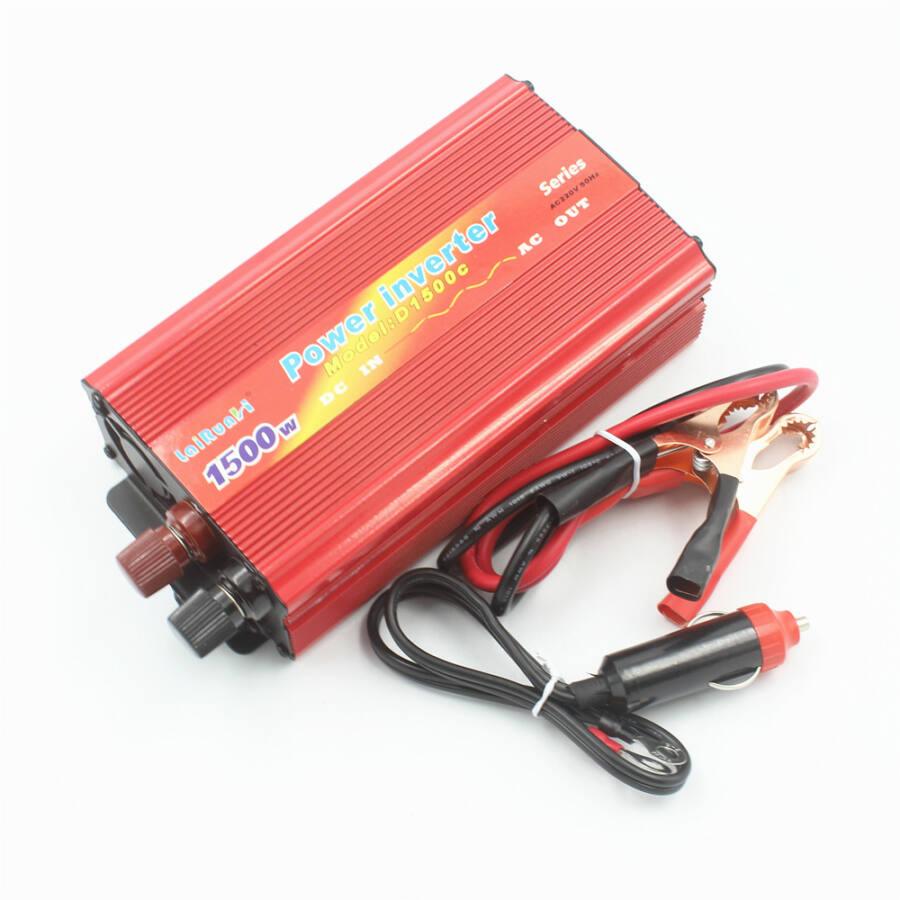 Autós inverter DC 12V AC 220V / USB 5V 1500W