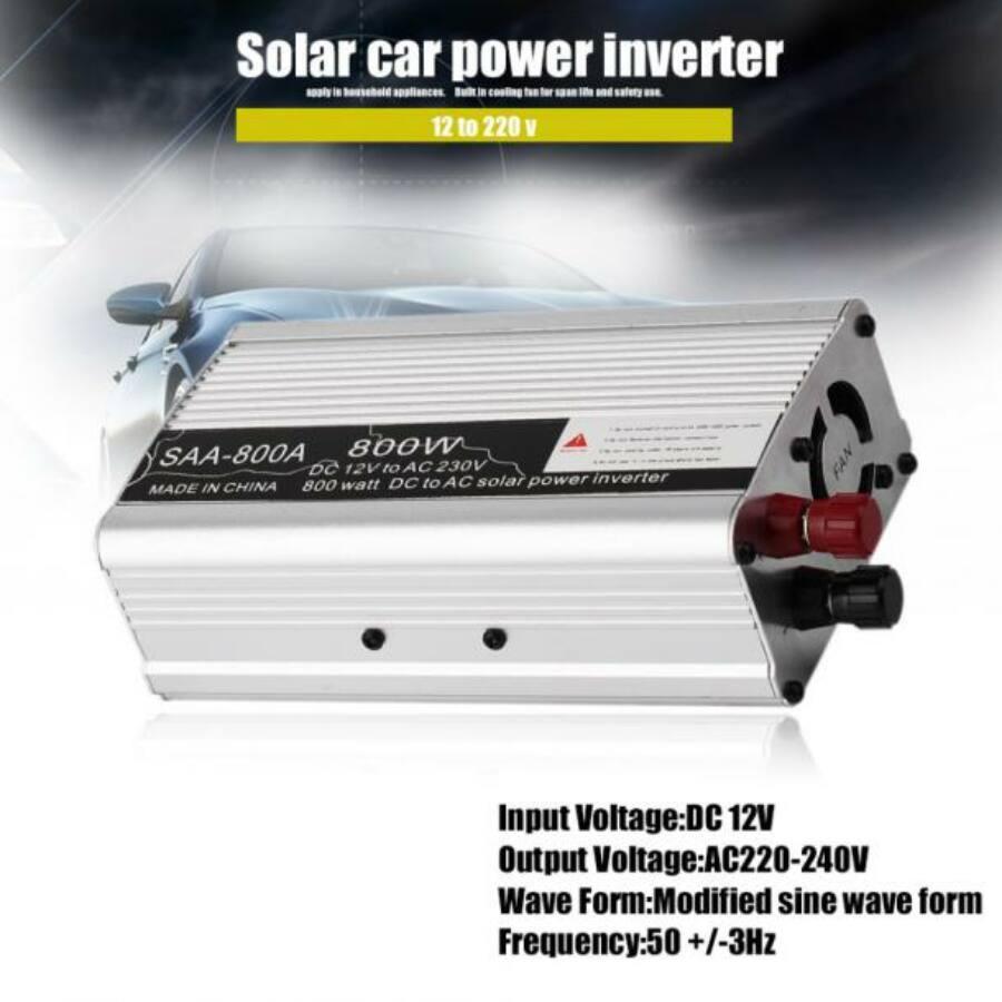 Autós inverter DC 12V AC 220V / USB 5V. 800W