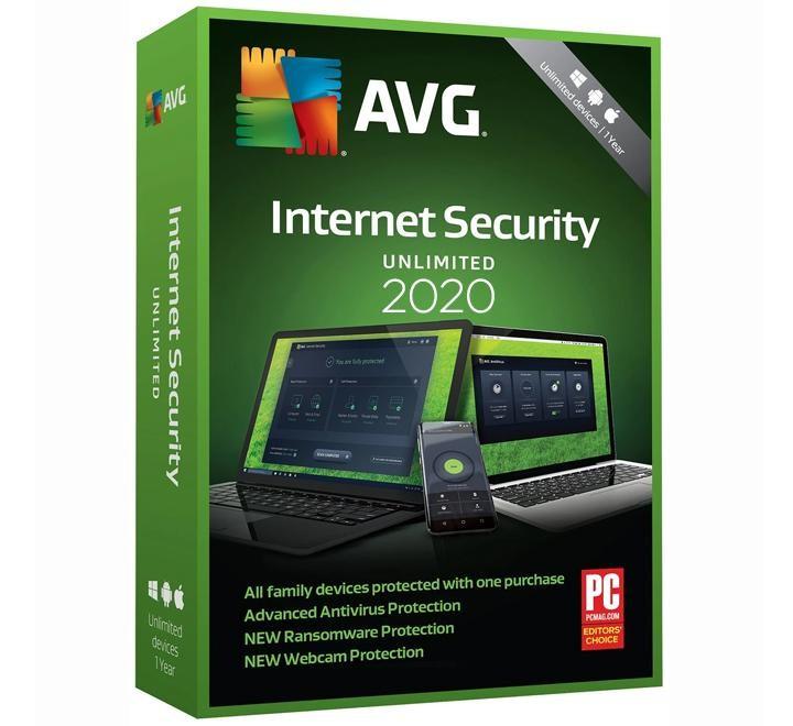 AVG Internet Security 2020 - Unlimited Device (10 Device) 2 years