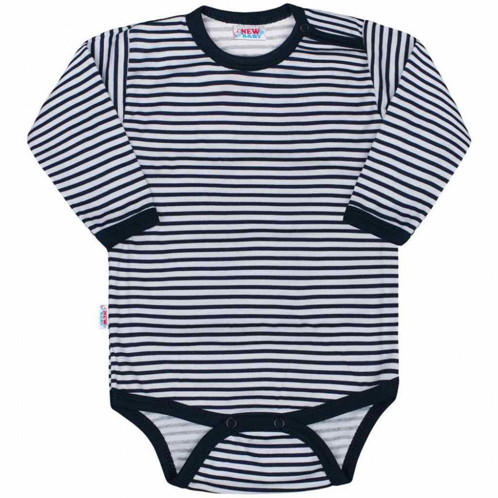 Baba body New Baby Classic II kék csíkokkal