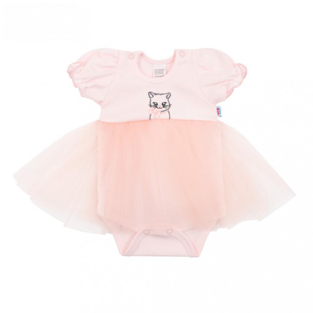 Baba body tüll szoknyával New Baby Wonderful rózsaszín