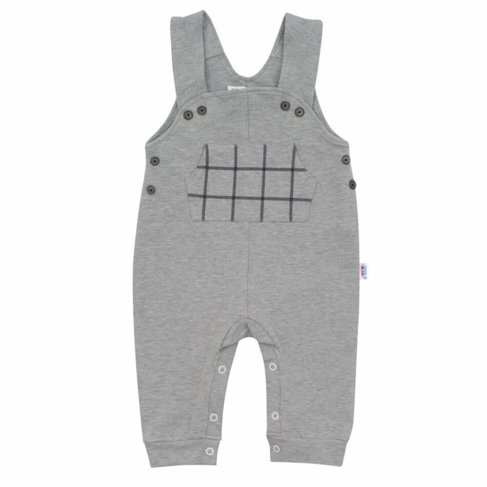 Baba kantáros nadrág New Baby Cool szürke 62 (3-6 h) Szürke