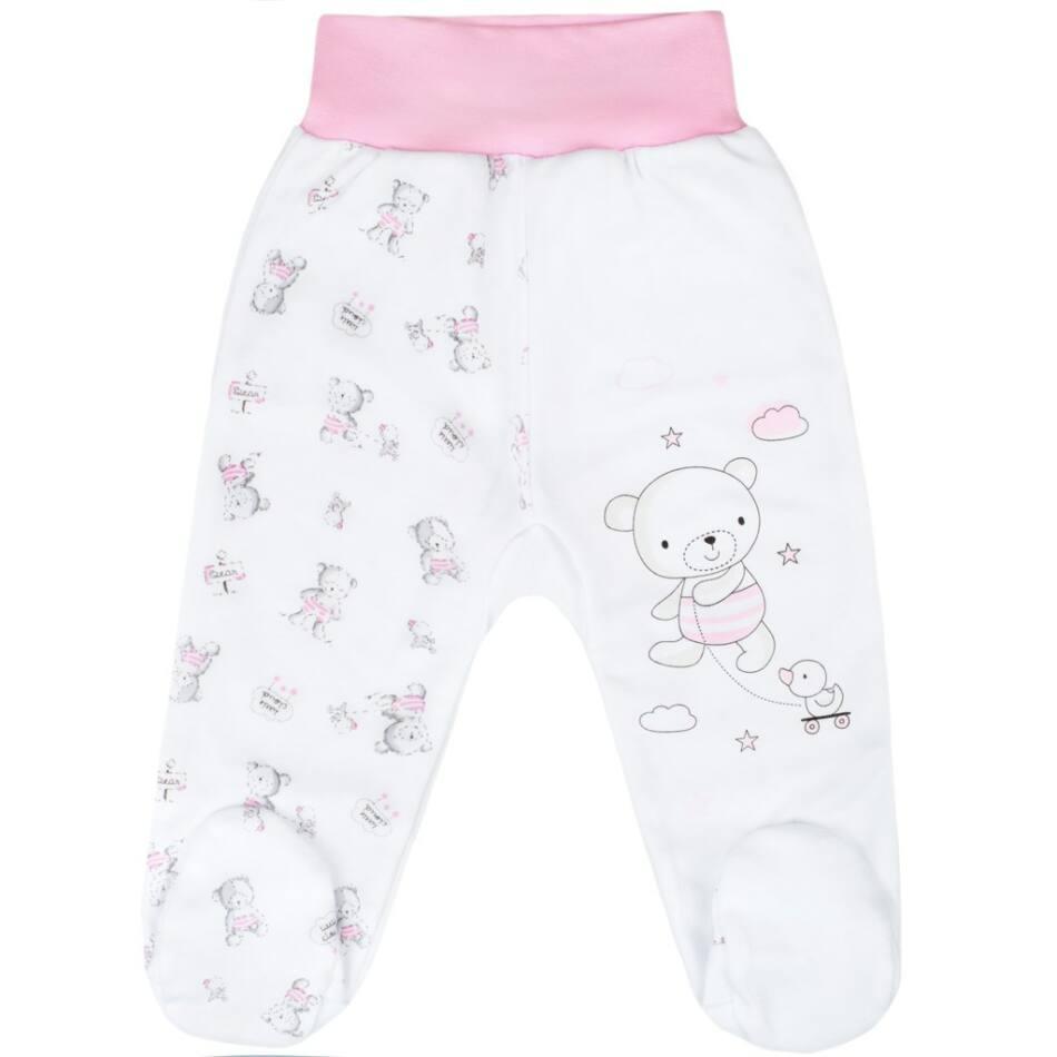 Baba lábfejes nadrág New Baby Bears rózsaszín 74 (6-9 h) Rózsaszín