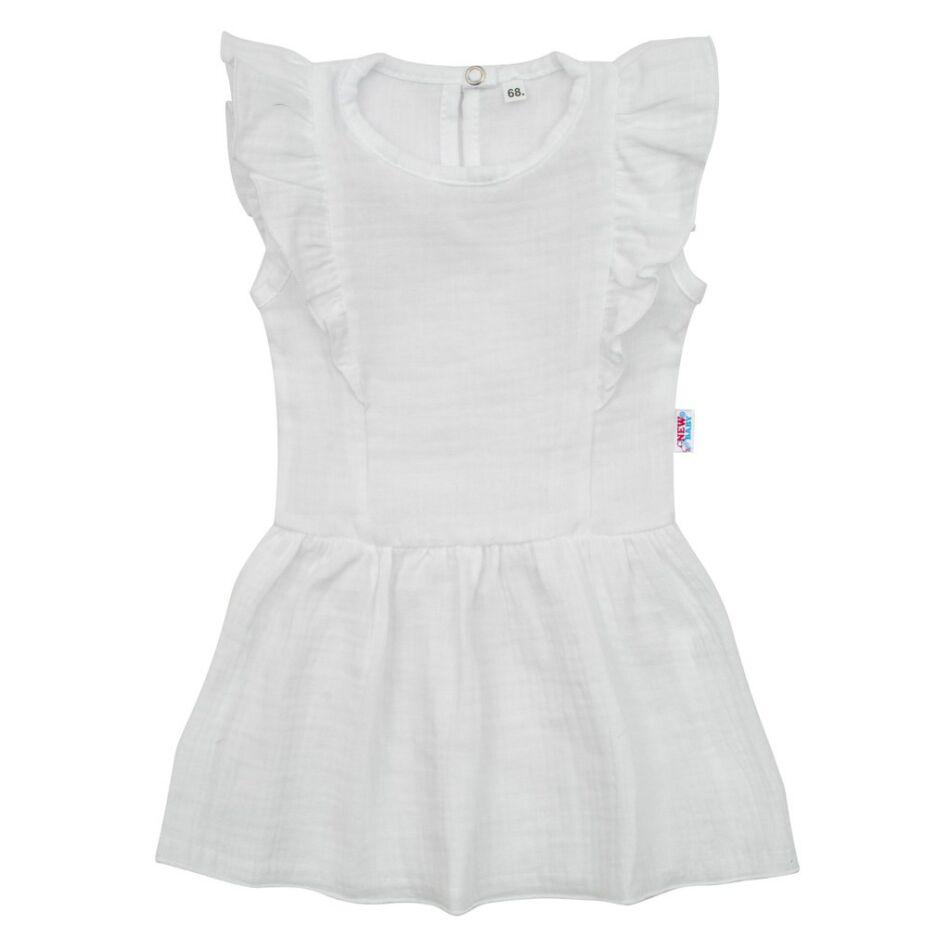 Baba muszlin ruha New Baby Summer Nature Collection fehér 62 (3-6 h) Fehér