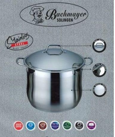 Bachmayer rozsdamentes fazék fém fedővel 28 liter