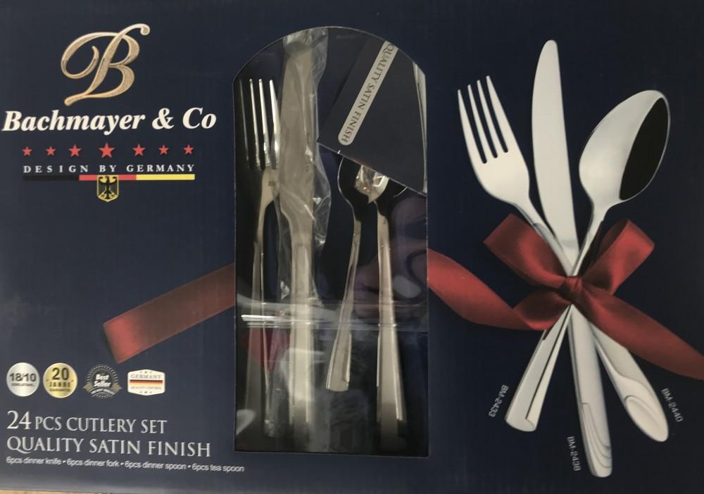Bachmayer /Satin/ 24 részes evőeszközkészlet