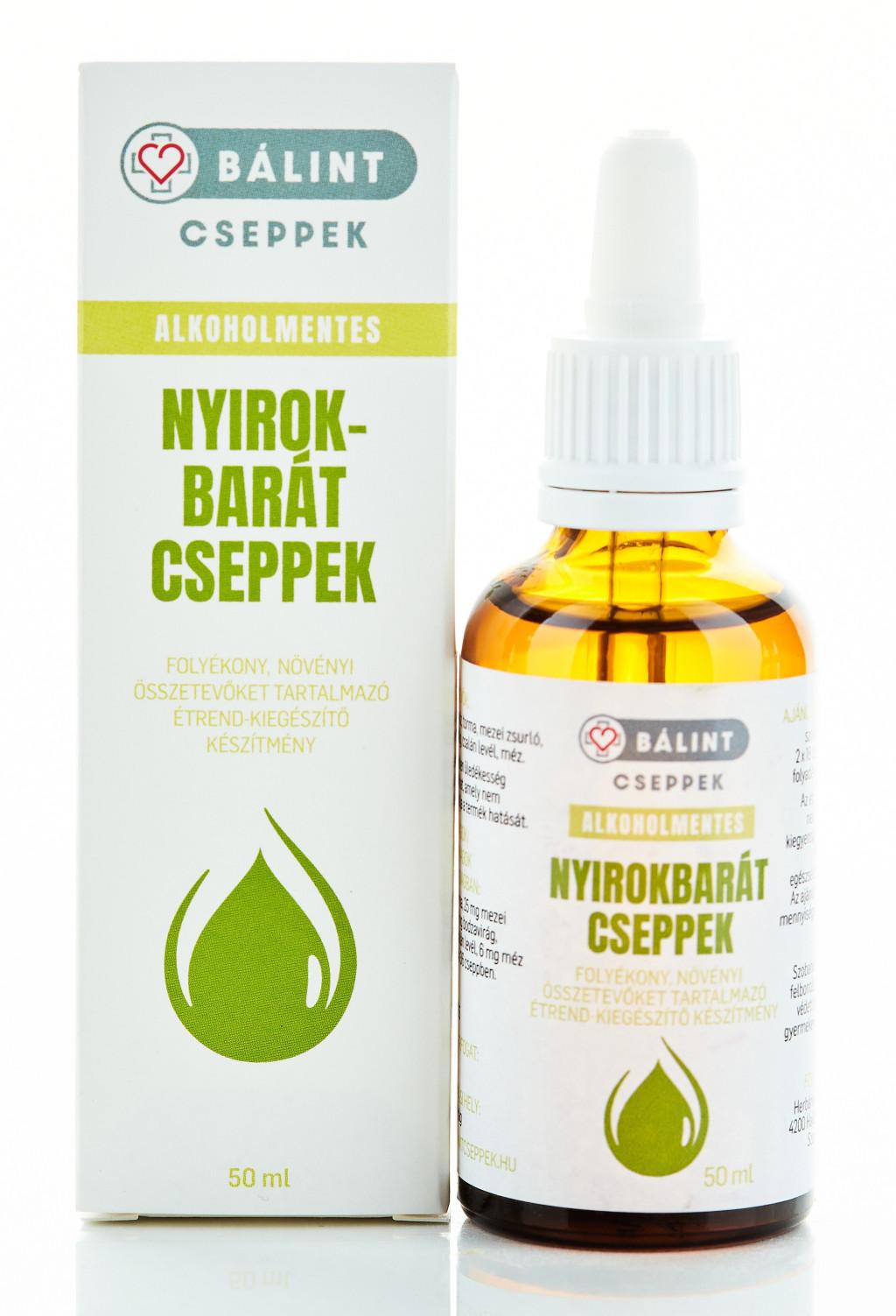 Bálint Cseppek Alkoholmentes Nyirokbarát cseppek 50ml