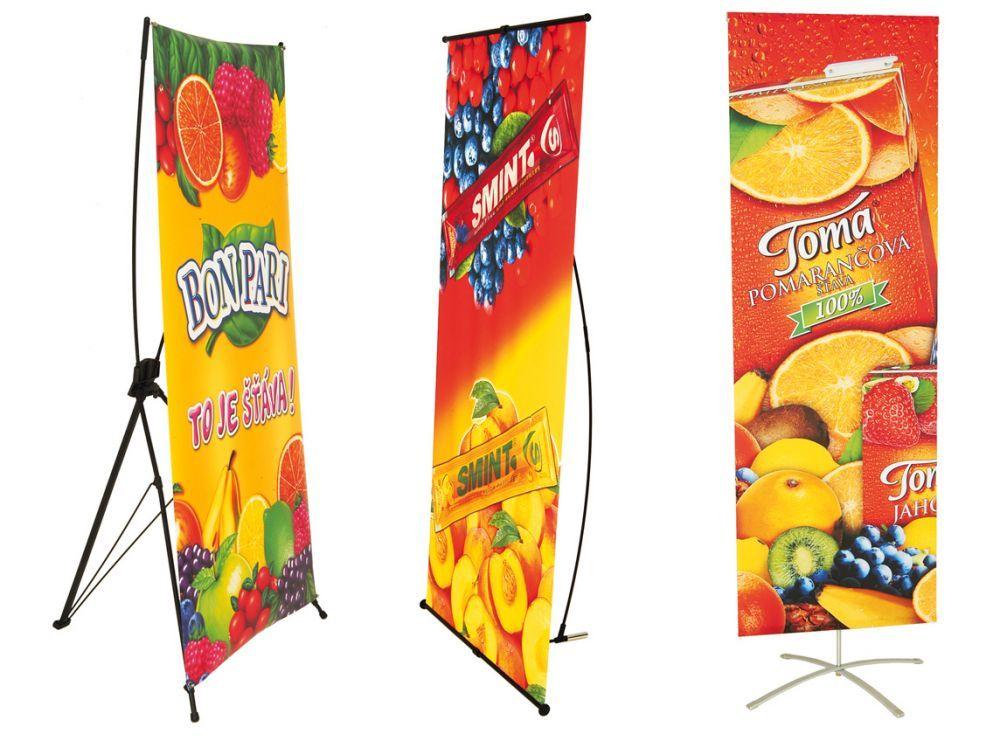 Banner nyomat 80x205cm 440gr PVC