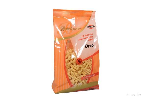 Barbara gluténmentes orsó tészta -200g 