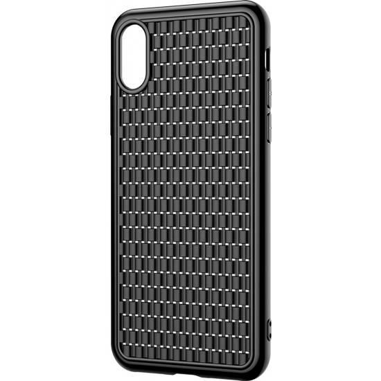 Baseus Weaving Fekete TPU Szilikon tok, Huawei P30