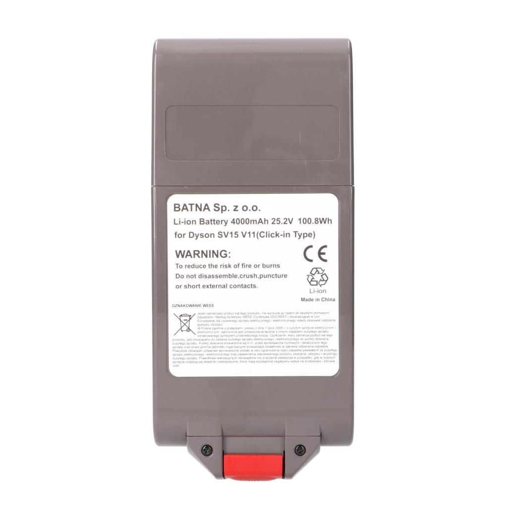 BATERIA DYSON V11 (KATTINTÓ TÍPUS) 25.2V 4000MAH